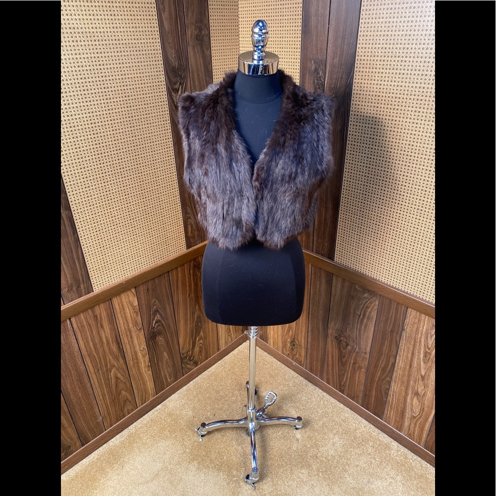 Barguzin Russian Sable Knit Fur Vest Jacket Coat